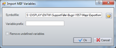 ImportMIIFVariables