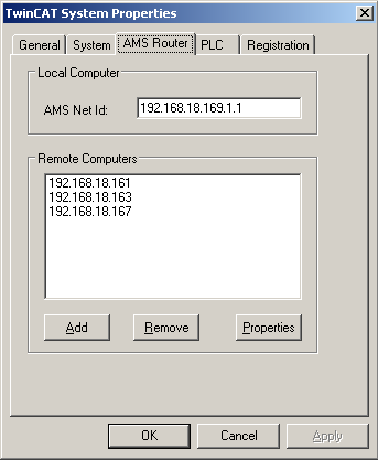 TwinCat-SystemProperties